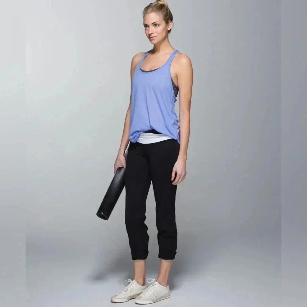 Lululemon 105 F Singlet  Silver Heathered Lullaby